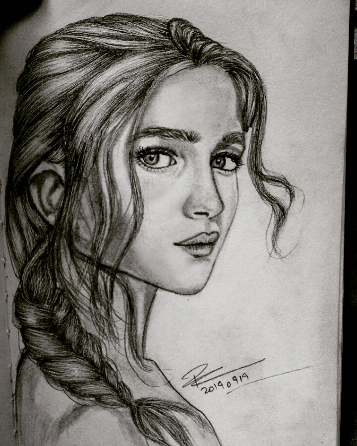 Drawing Alia Bhatt, Pencil drawing time lapse - YouTube