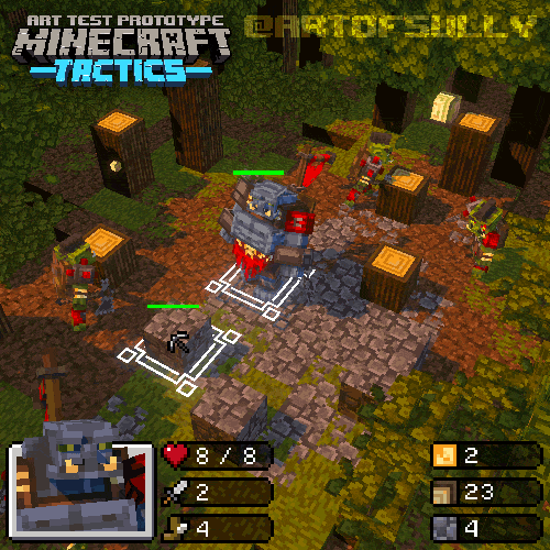 Resource gathering is one of the main mechanics of any RTS - and what just happens to be the core gameplay of Minecraft? MINING! Therefore it was super easy to make this connection and maintain MC's game 'flavour' but in a whole new way! Chop chop chop!