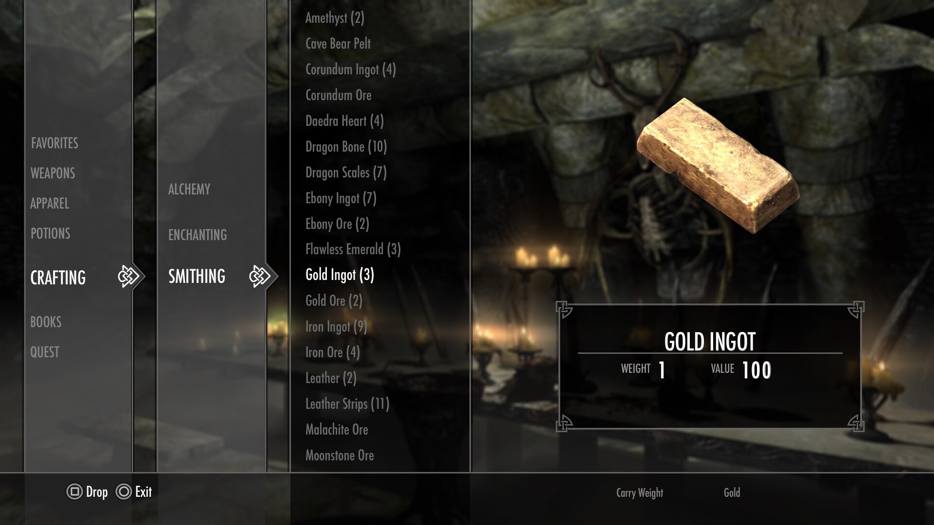 skyrim enchanting with console