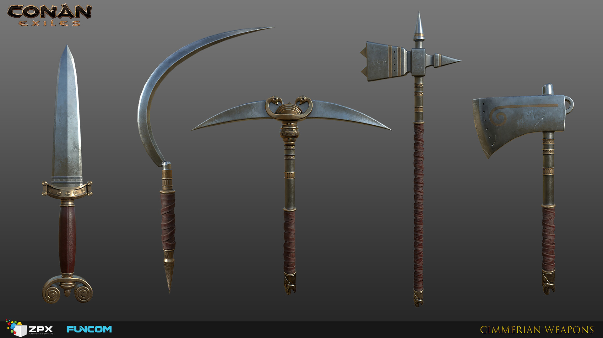 ArtStation - Cimmerian weapons