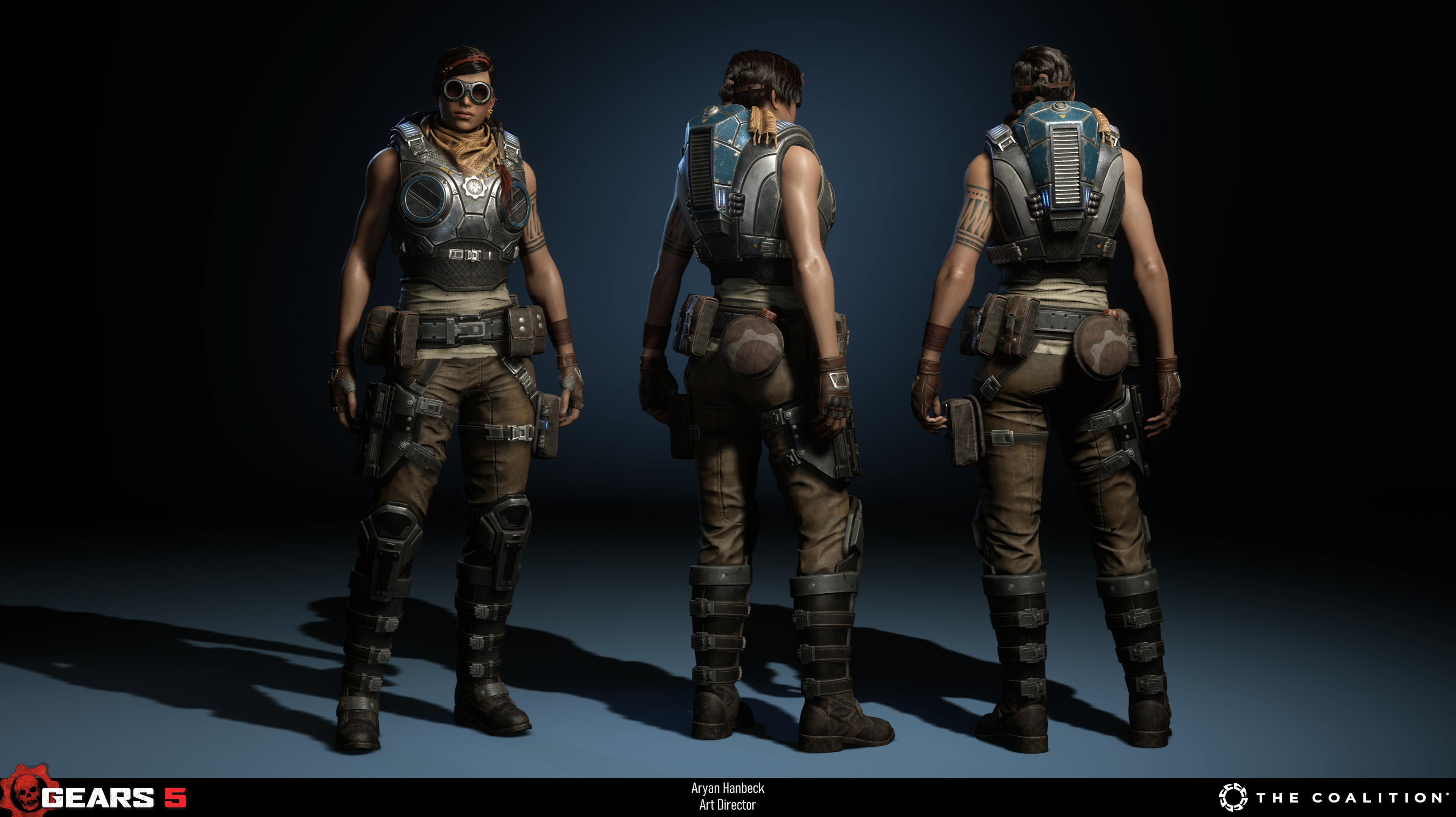 Aryan Hanbeck Gears 5 Kait Character