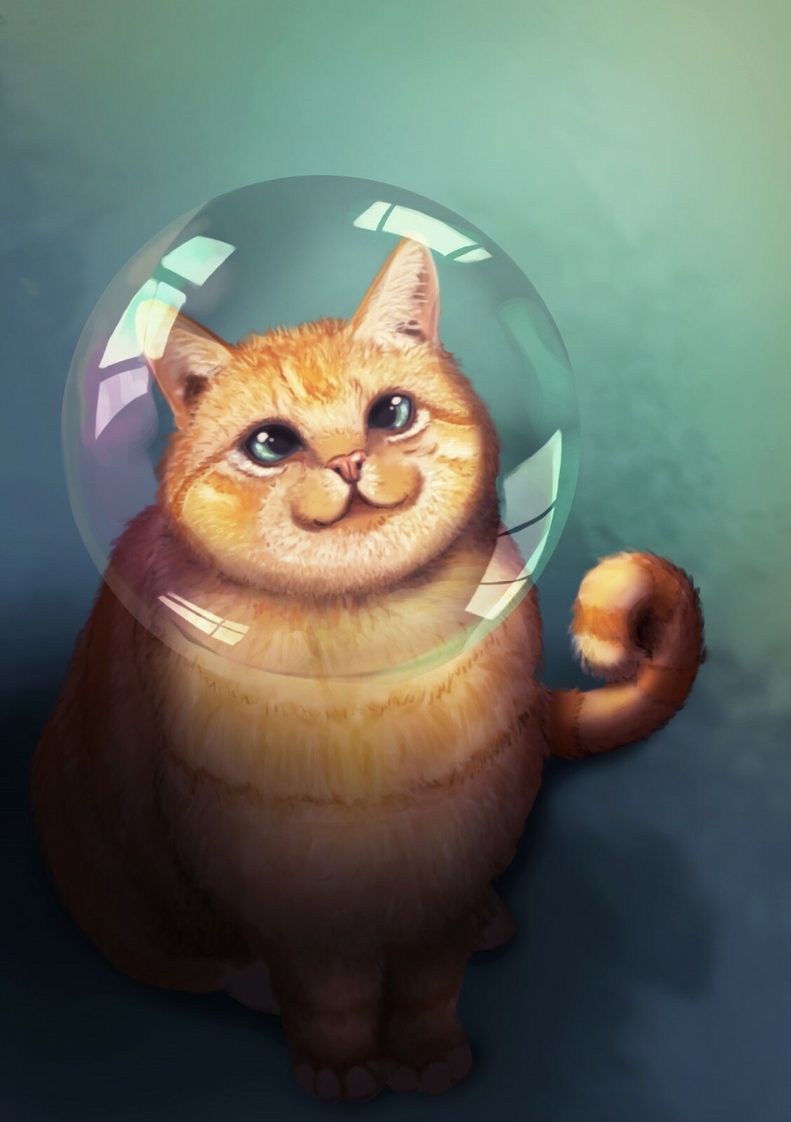 bubble cat 2