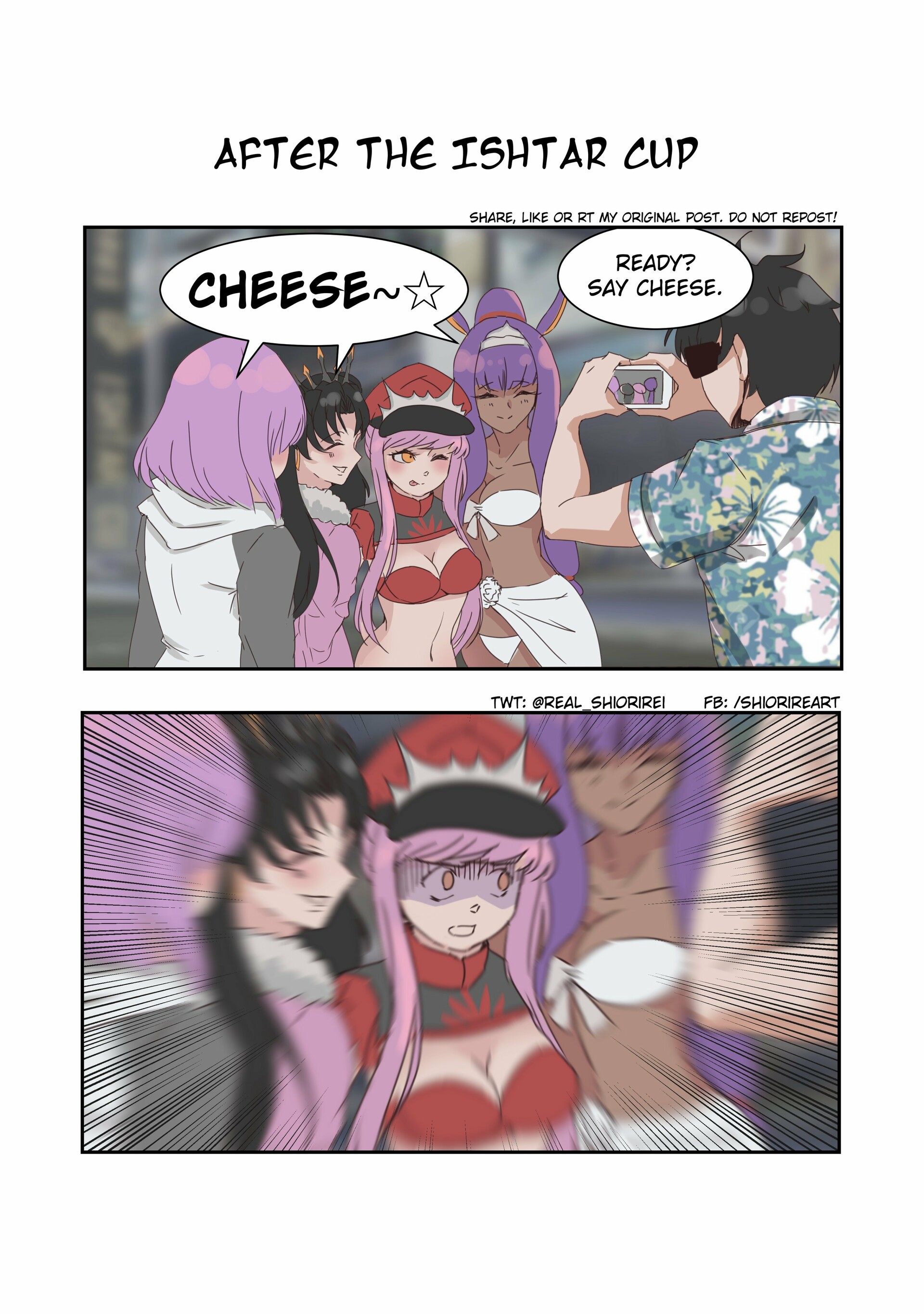 Artstation Fgo Comic Strips Shiori Rei