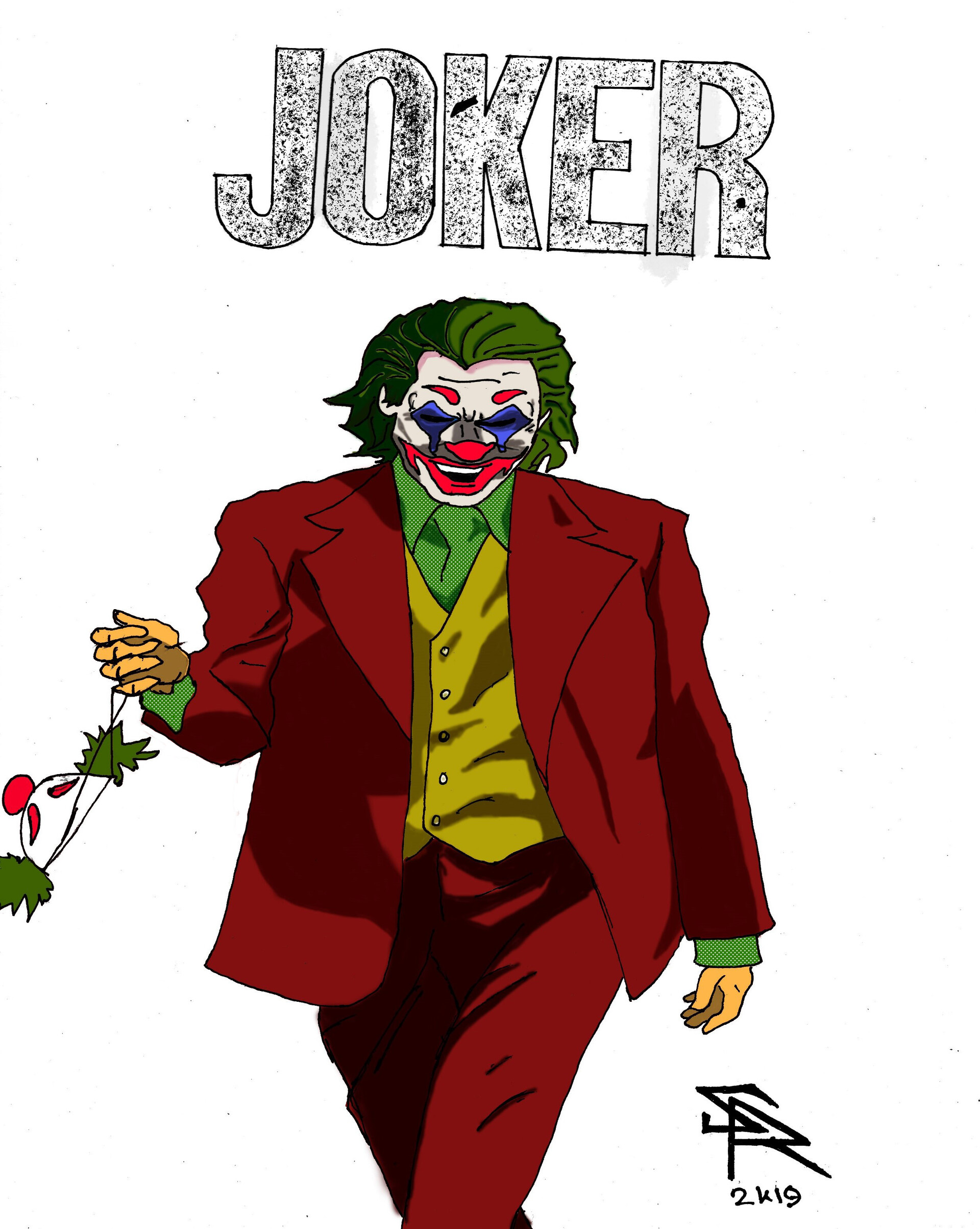 ArtStation Joker movie fan art..