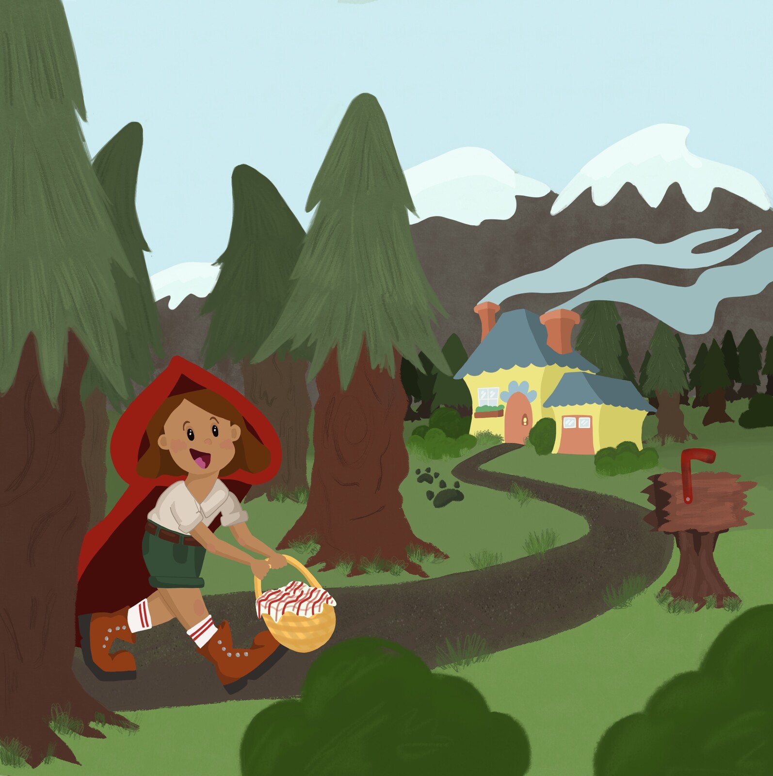 Little Red Riding Hood -- Book Cover Exploration 
