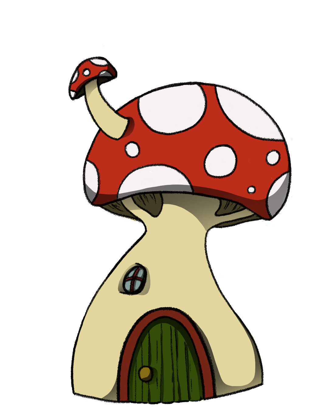 Mushroom house design, Arius