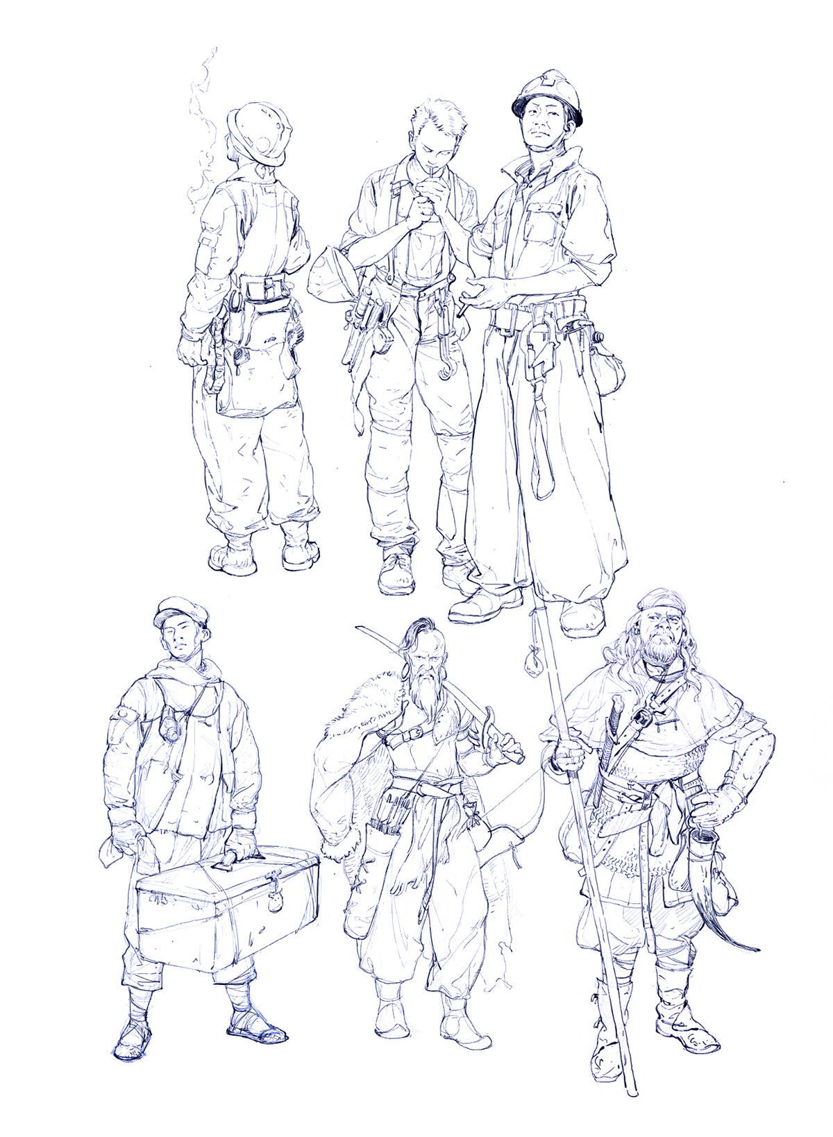 Artstation - Random Characters Sketches