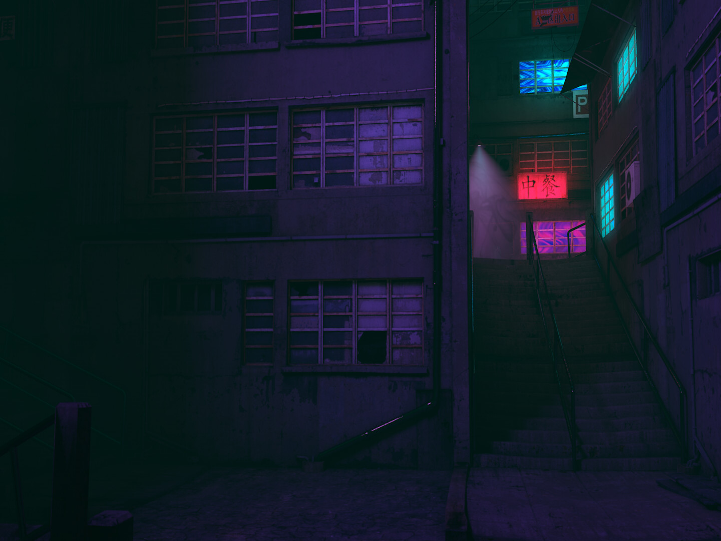 Artstation Cyber Street Lighting Olga Angelova Artstation Cyber Street Lighting Olga Angelova