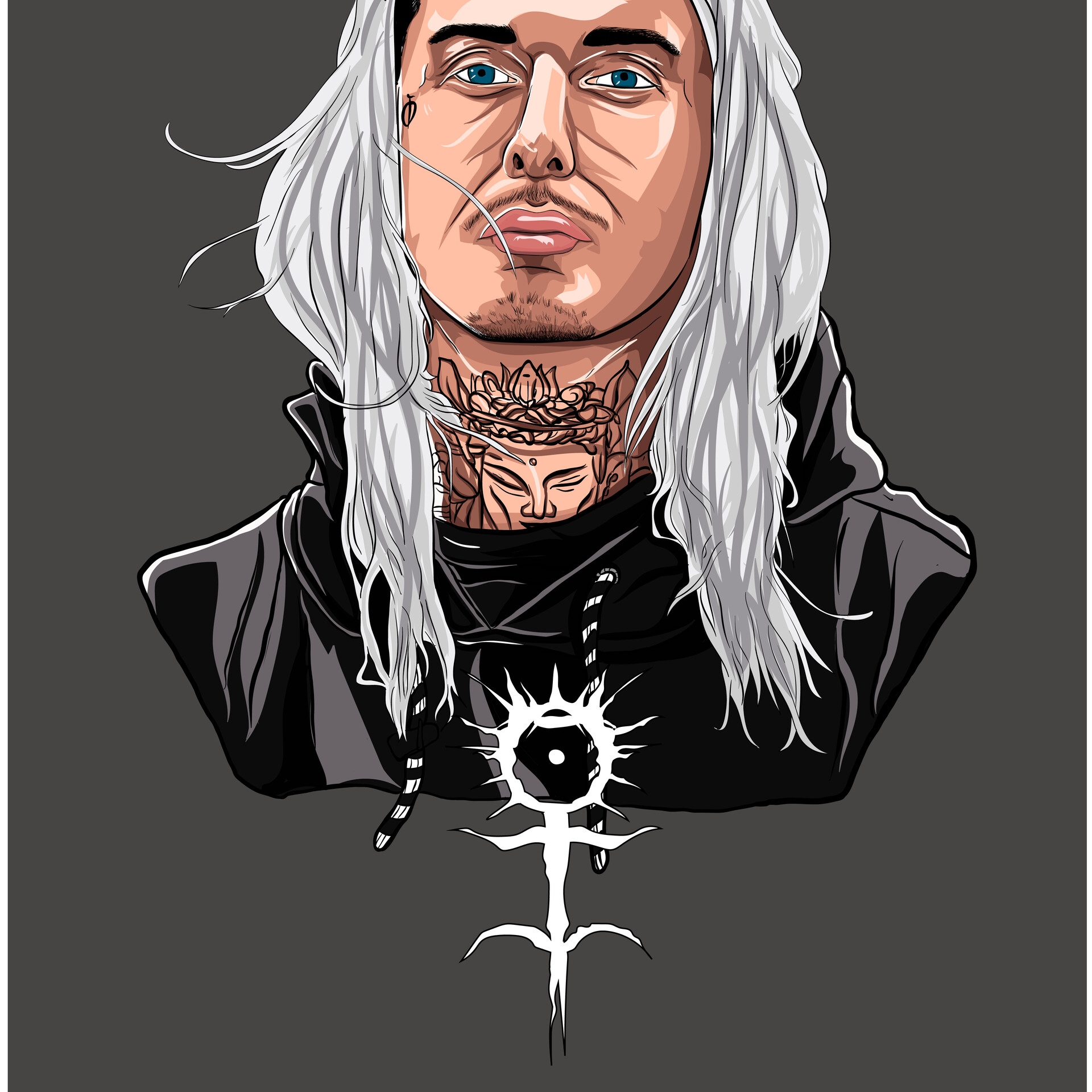 Artstation Ghostemane Cartoon Rodrigo Pereira A collection of the top 45 ghostemane wallpapers and backgrounds available for download for free. ghostemane cartoon rodrigo pereira