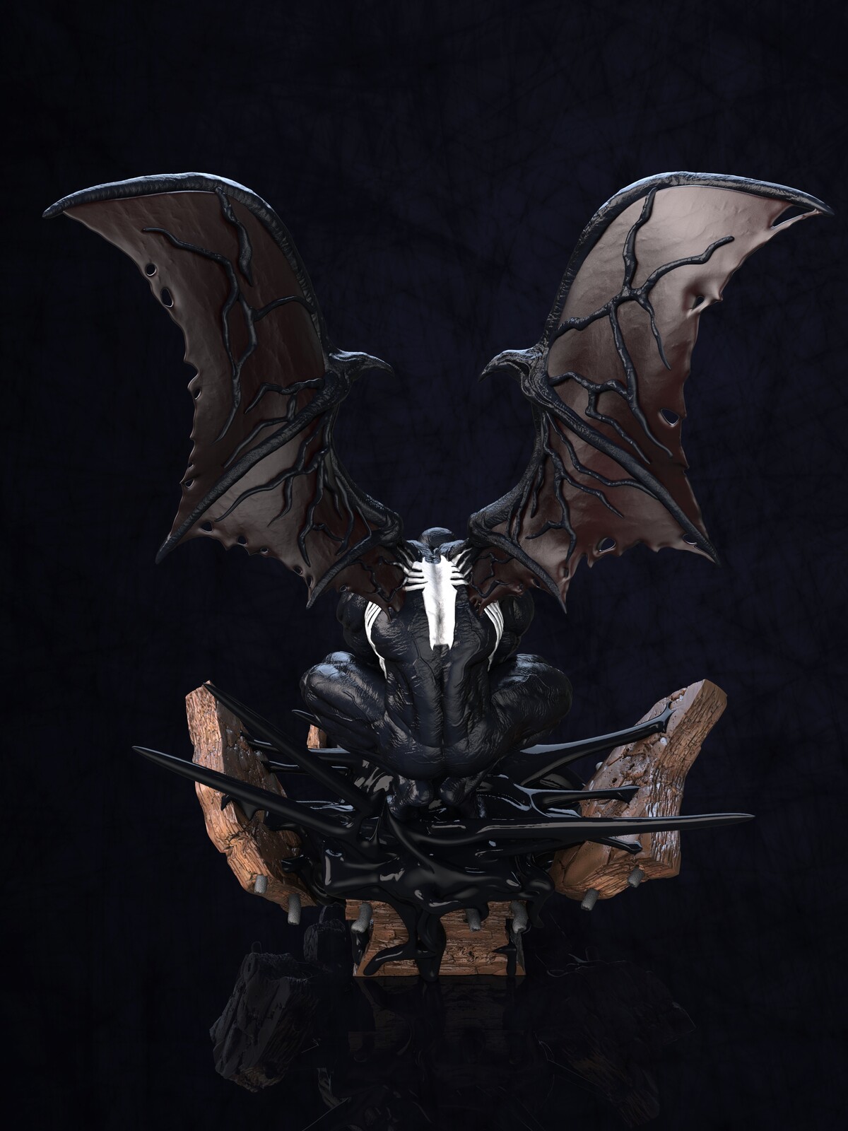 winged venom glow in the dark