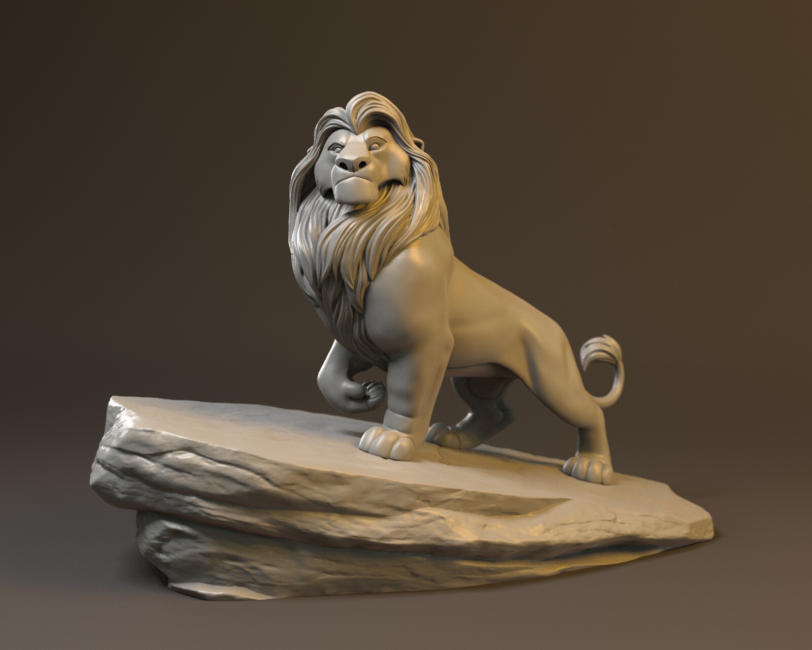 mufasa statue