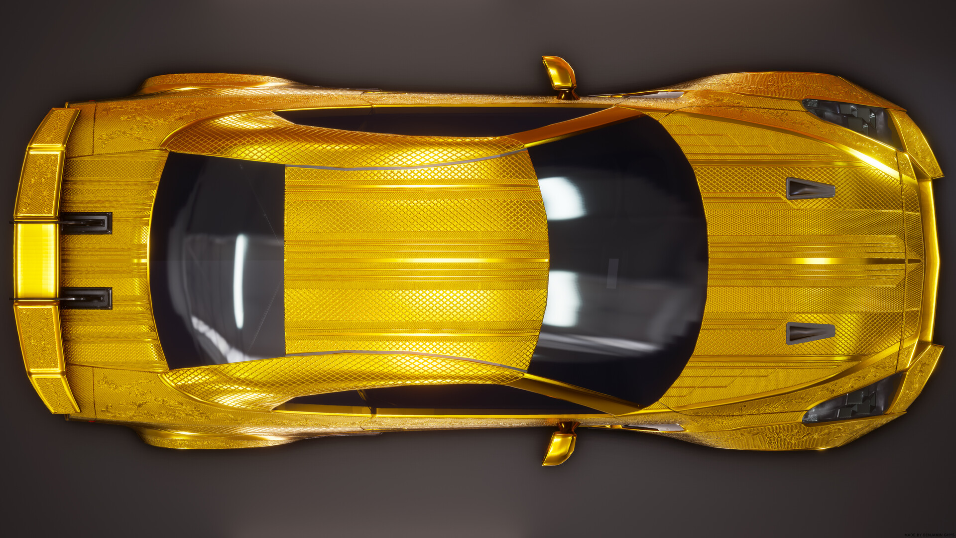 Benjamin Ghys - Engraved Nissan GTR Godzilla