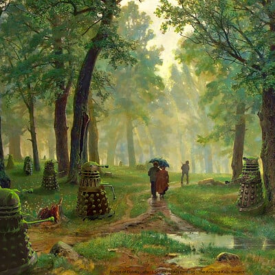 Forest of Daleks after Shishkin
