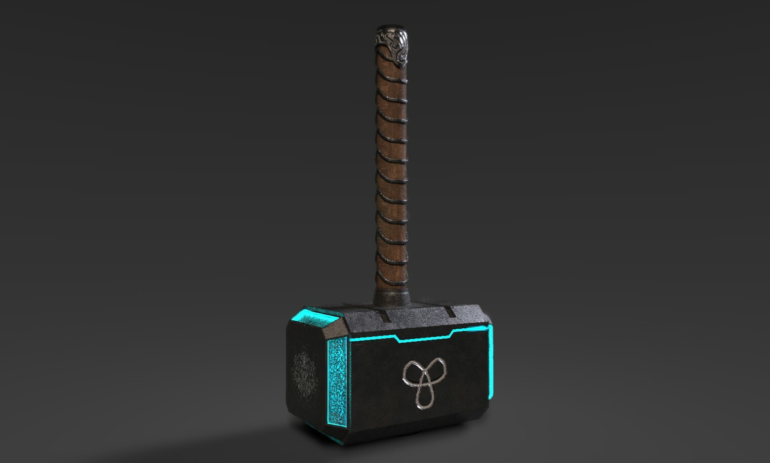 Jayaraj K Thor Mjolnir hammer 3D Model & Texture