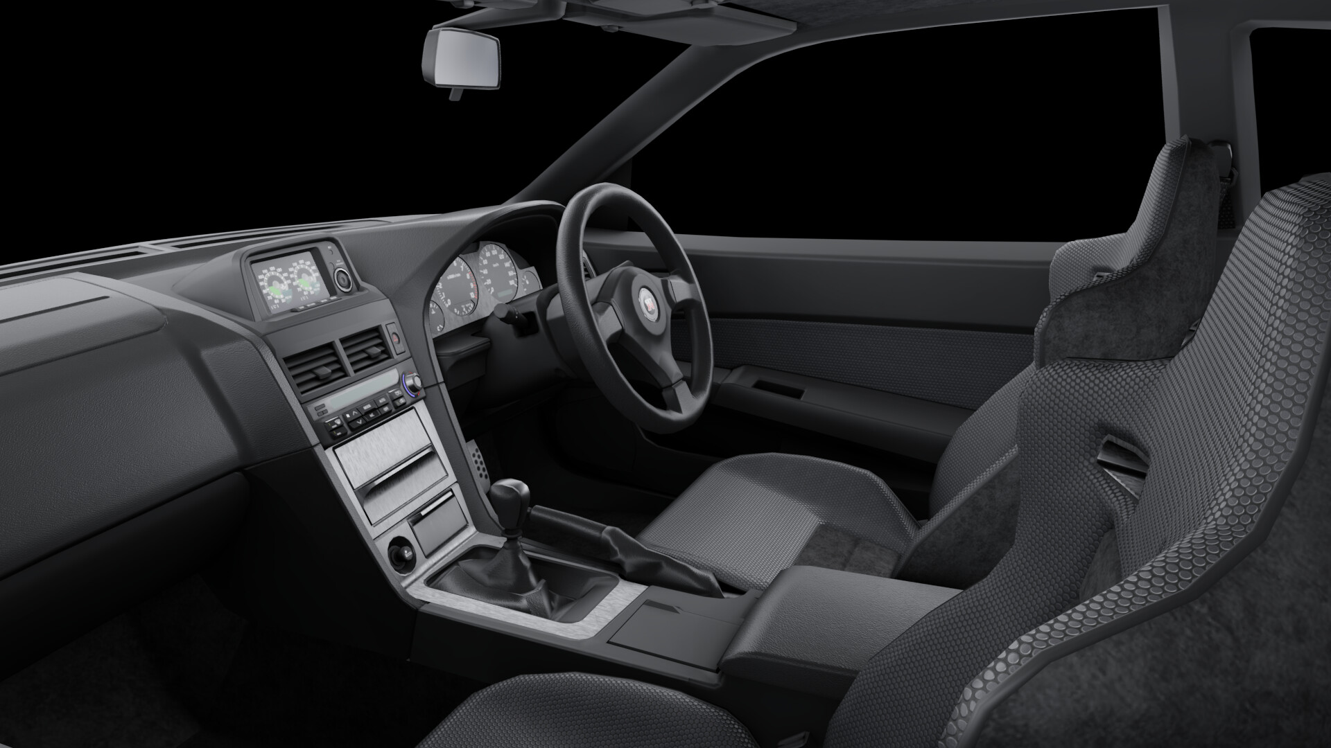 Artstation Nissan R34 Gt R Interior