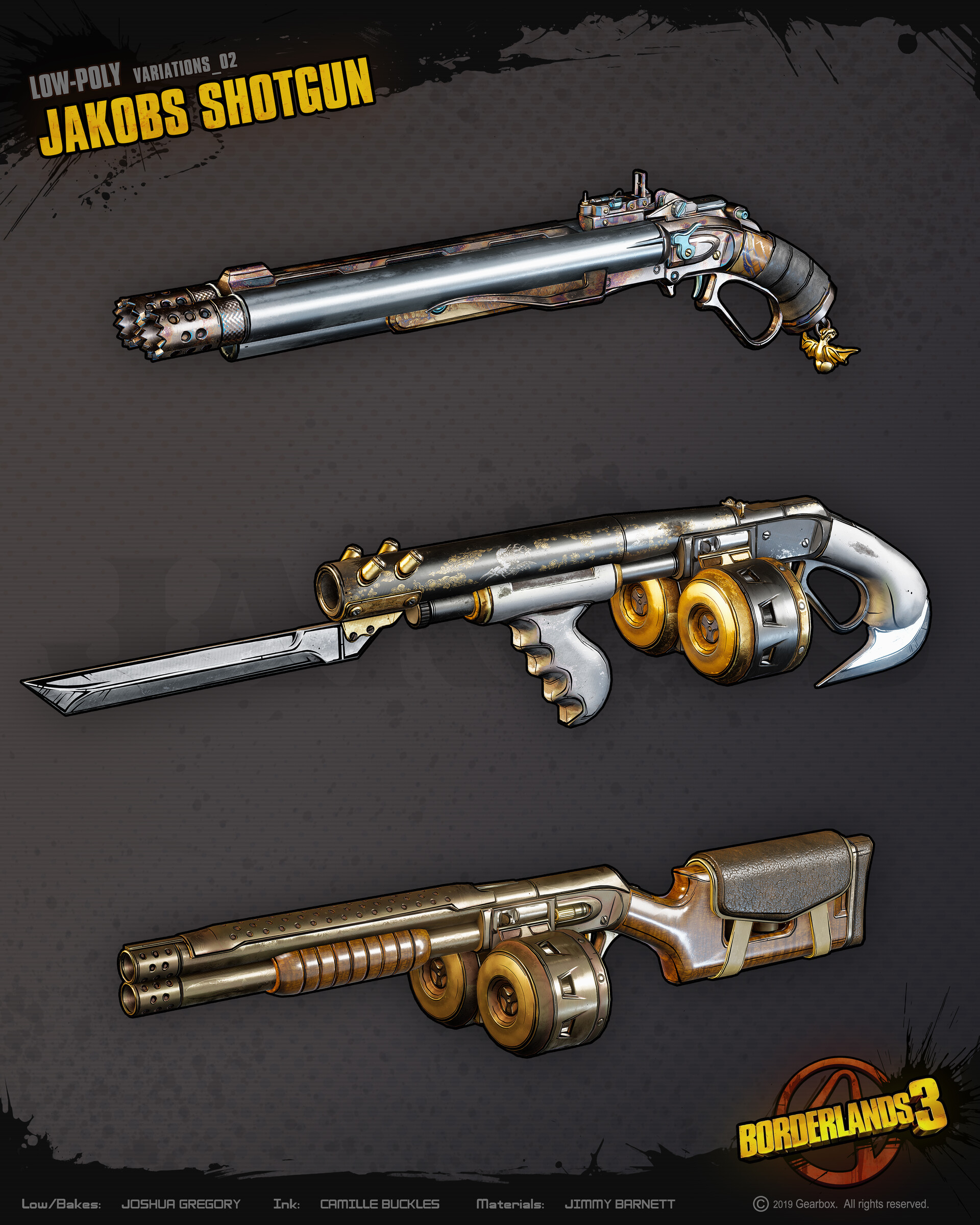 Borderlands Мусорщик Пулемет