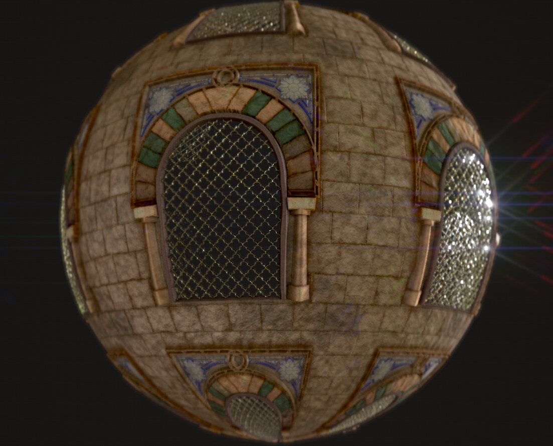 Guray TSTN Substance Designer Ottoman Style Window