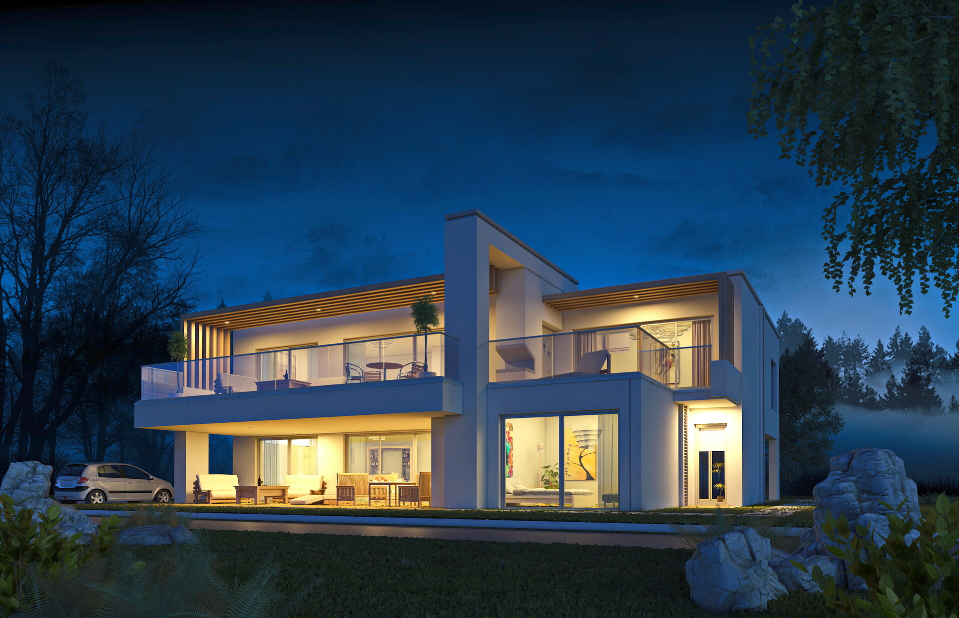 night rendering vray 3ds max night rendering vray 3ds max
