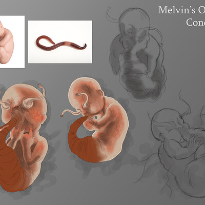 Creature Concept Art: Melvin's Offspring