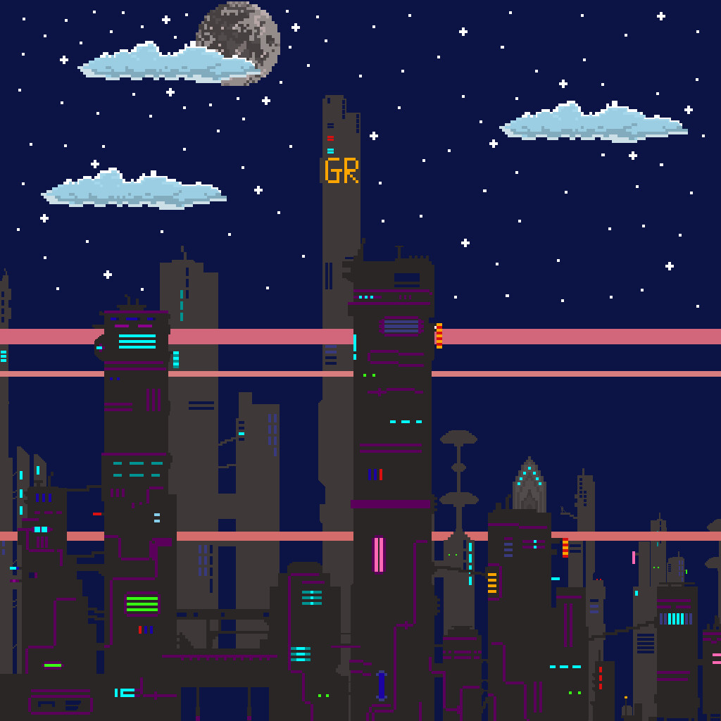 Artstation Futuristic City Pixel Backgrounds Nathan Thomas View an image titled 'transport helicopter art' in our fuse art gallery featuring official character designs, concept art, and promo pictures. futuristic city pixel backgrounds