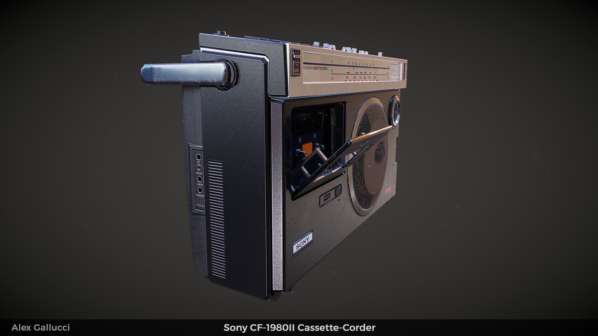 Alex Gallucci Portfolio Sony Cf 1980ii Cassette Corder