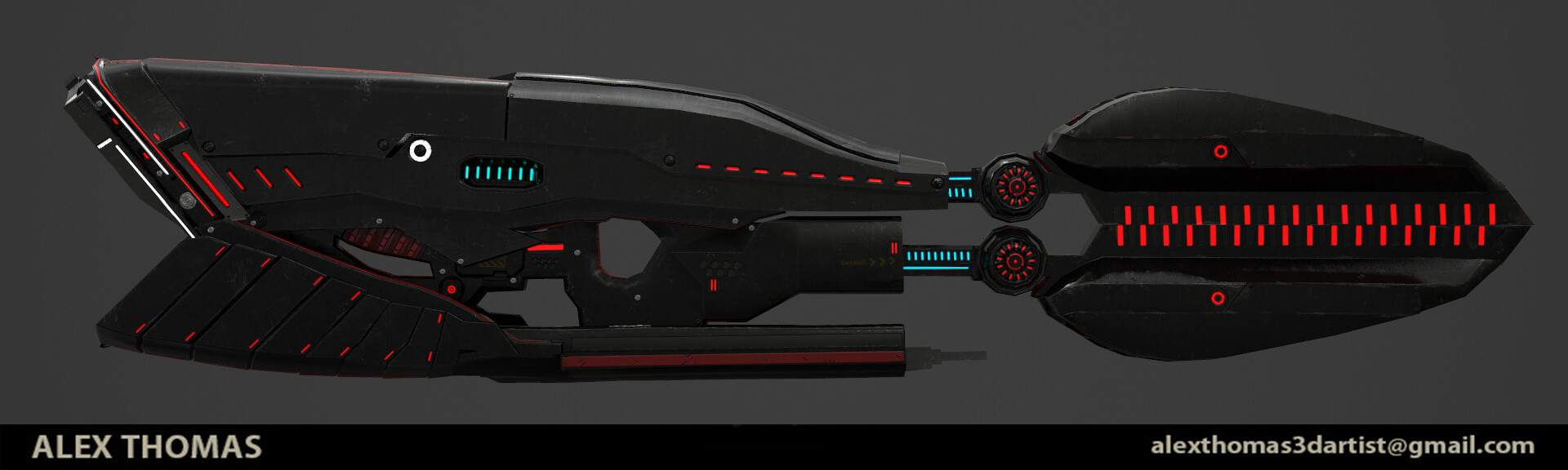 Alex Thomas - Sci - FI Compound Bow (Foldable)