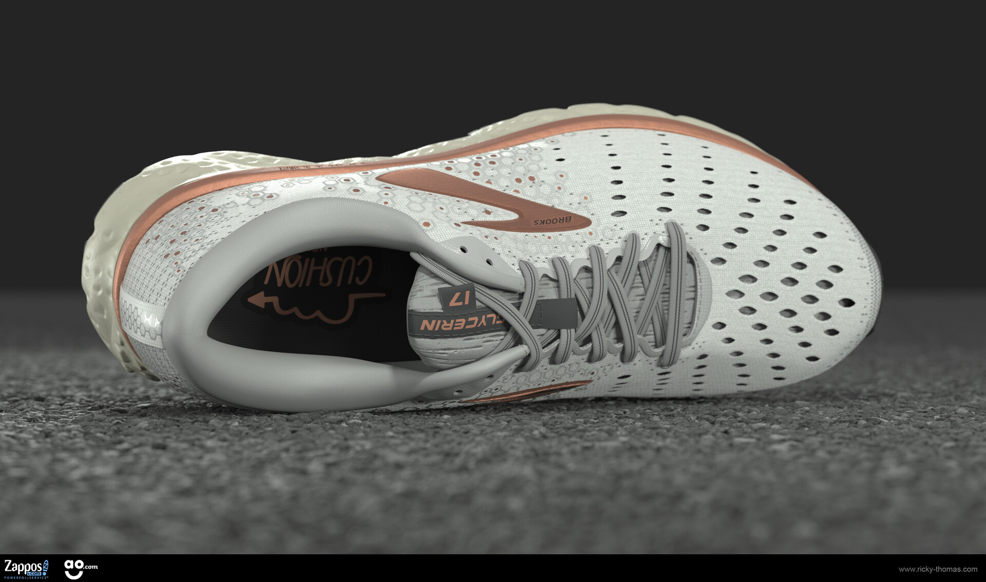 ArtStation Brooks Glycerin 17 Product Visualisation