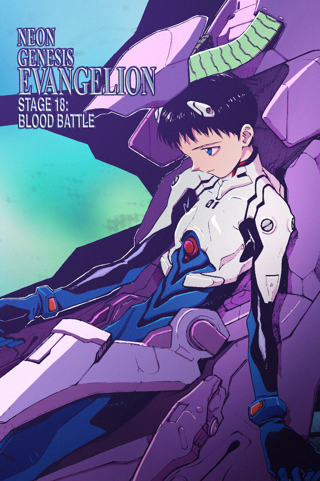 Artstation Coloring For Evangelion Panels Belen Breton
