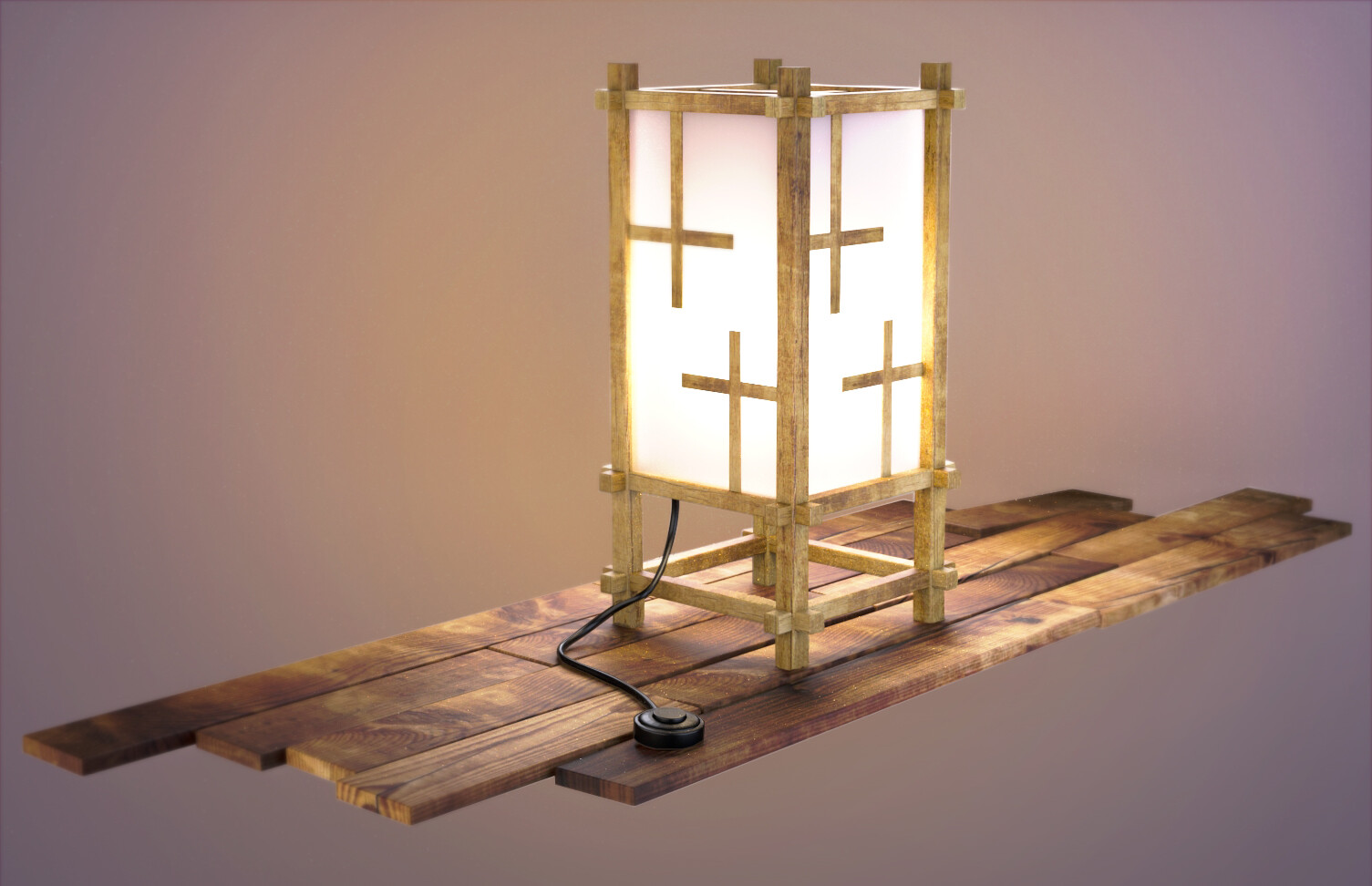 Artstation A Little Paper Japanese Light Alan Richoux