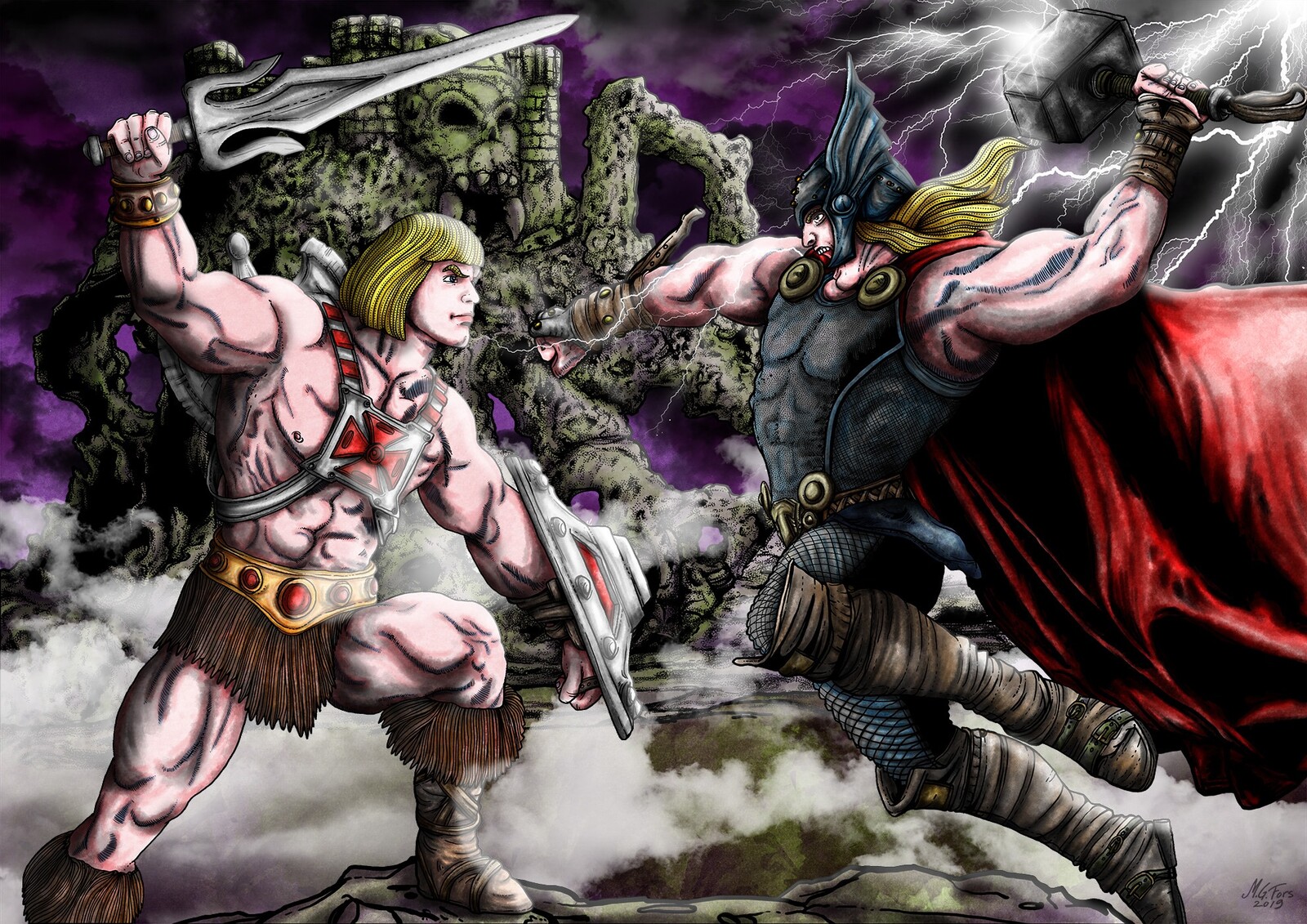 He-Man versus Thor