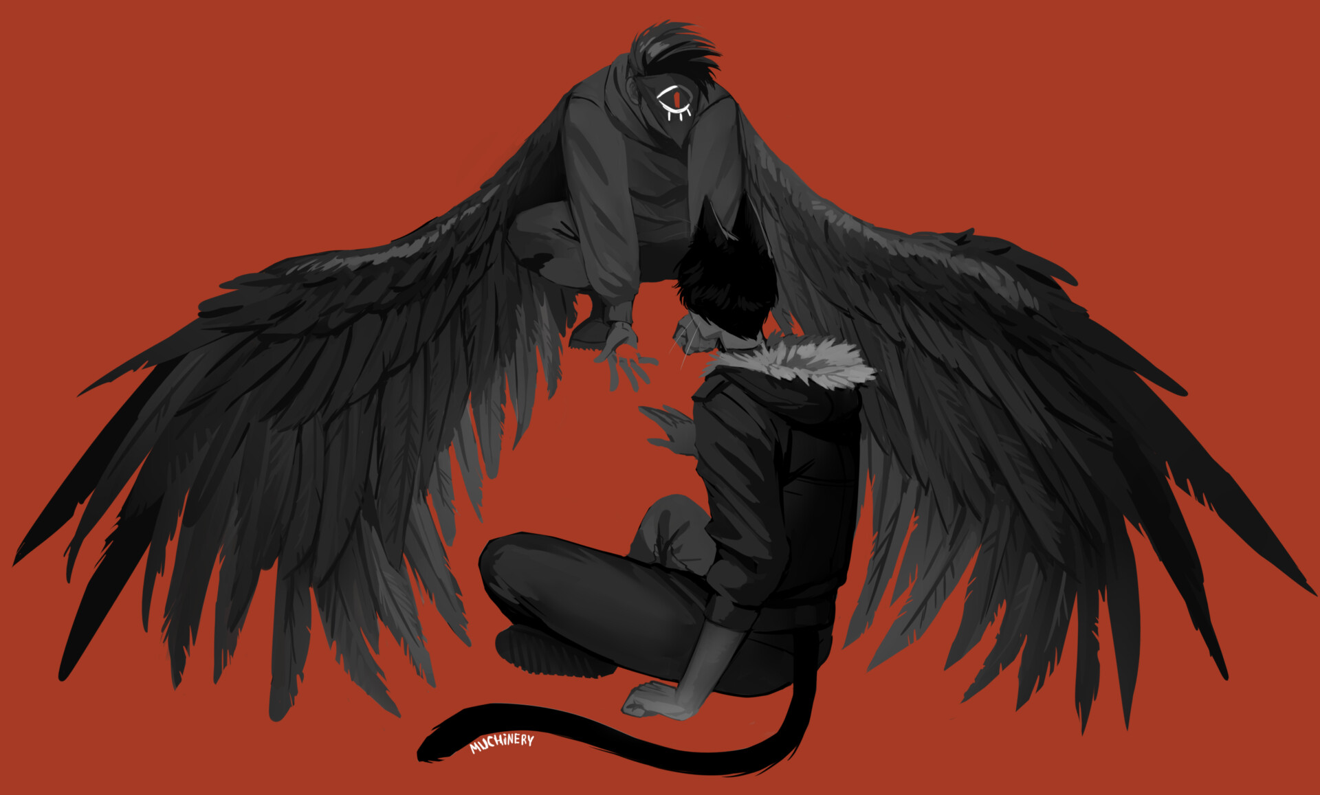 Artstation The Crow And The Cat Ori Vana