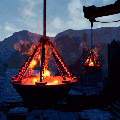 Charles Moreira (Guildor) - Procedural Fire Sketches - Planes With.