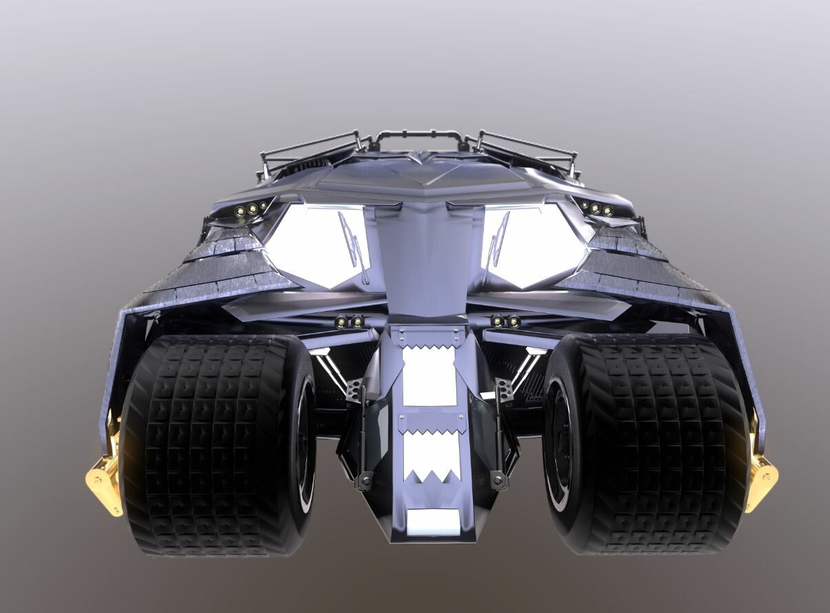 Artstation Batman S Tumbler Vehicle 3d Model Download Fanart