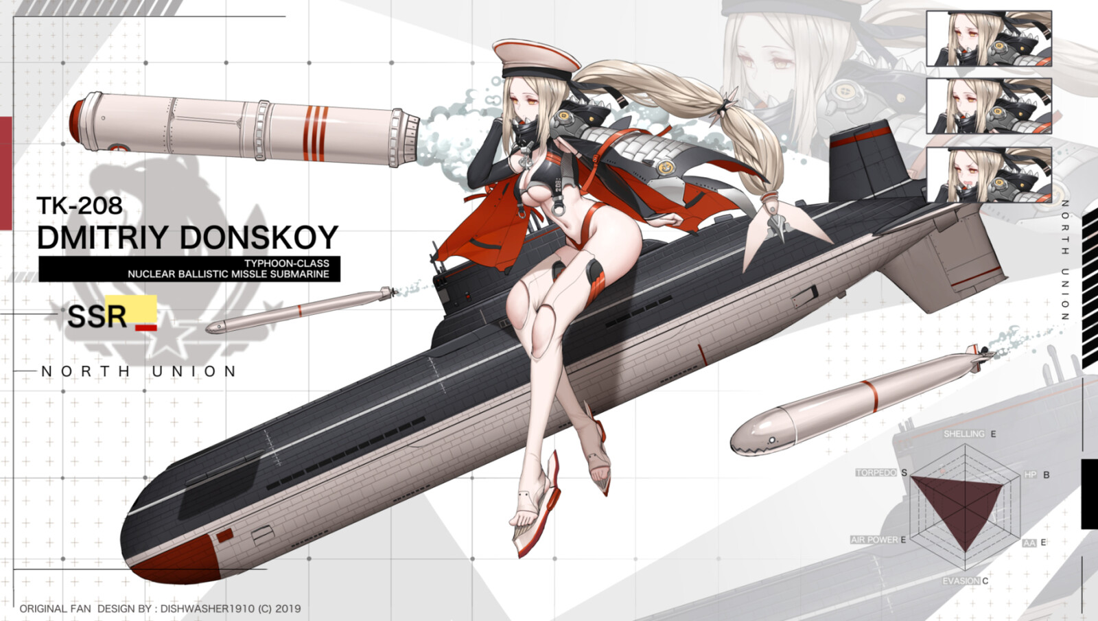 Azur Lane fan-design : Dmitriy Donskoy 