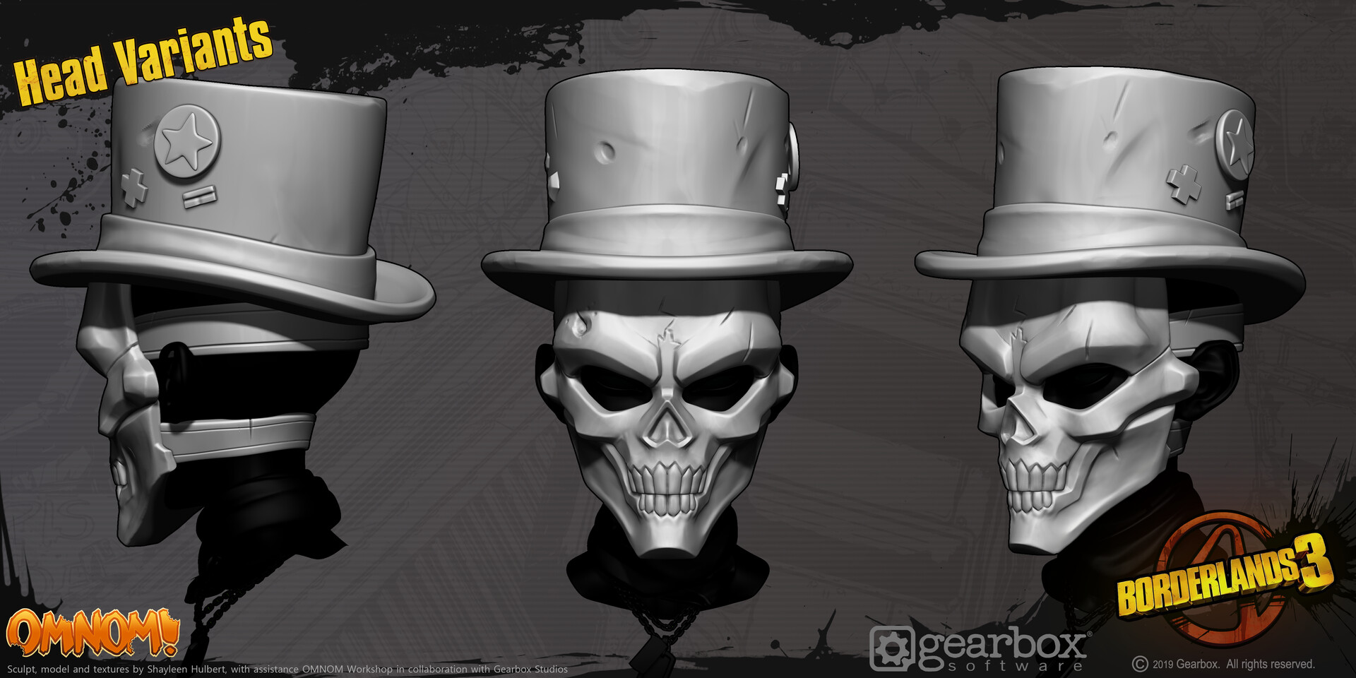 ArtStation - Borderlands 3: Head Variant IRON BARON