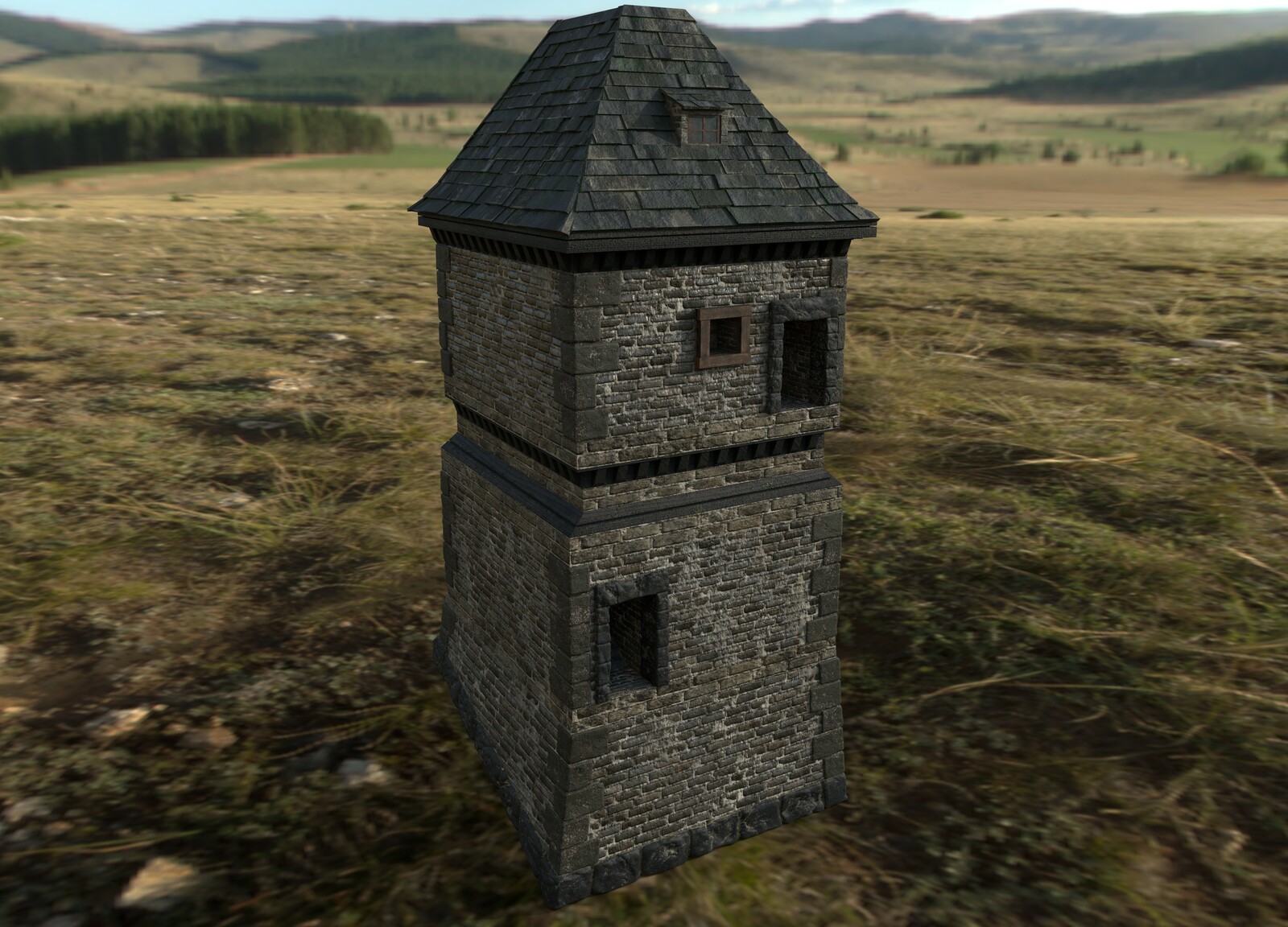 Marvel Master Zelda Ocarina of Time Kakariko Windmill