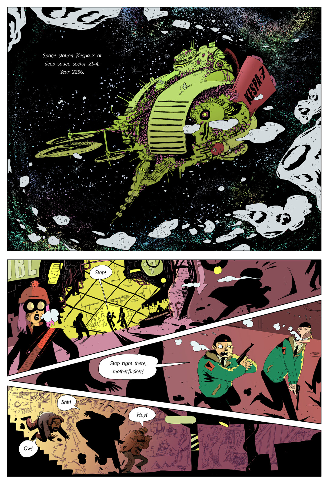 Comic Book Colouring - Hannu Kesola Pitch