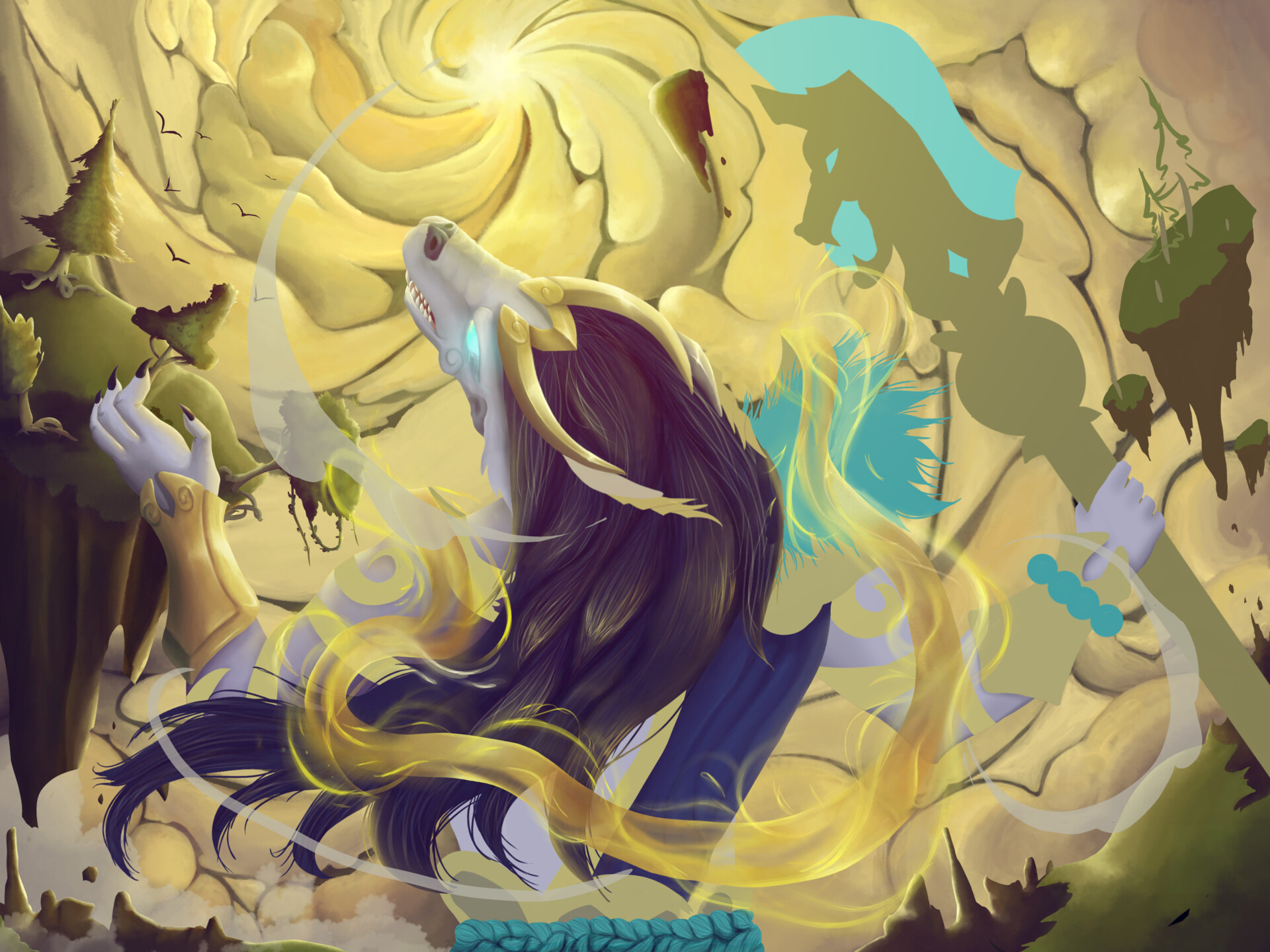 reika blueberry 2d art