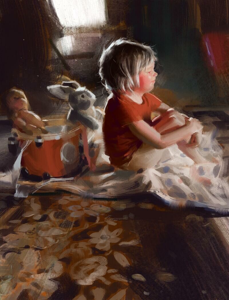 The girl