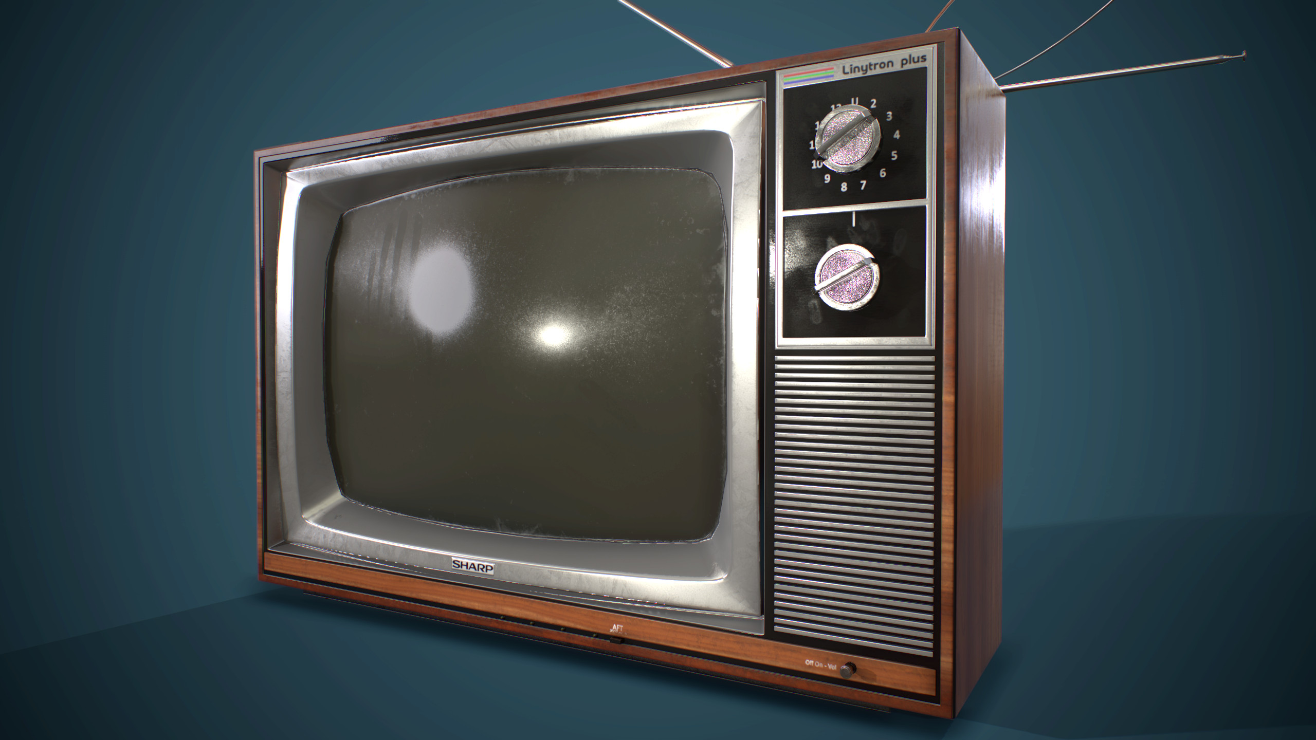 Richard Punzalan Sharp Linytron Retro TV