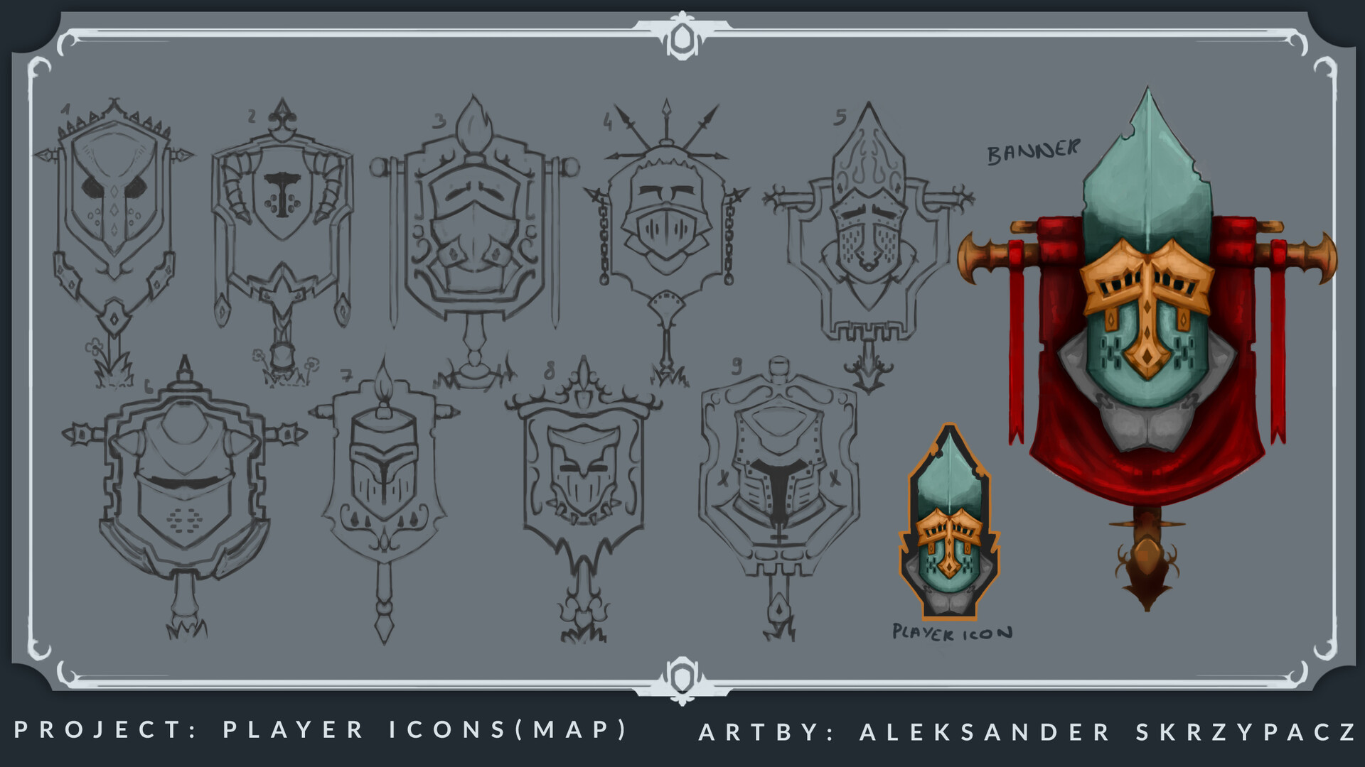 ArtStation - Player Icon (Map) - PP