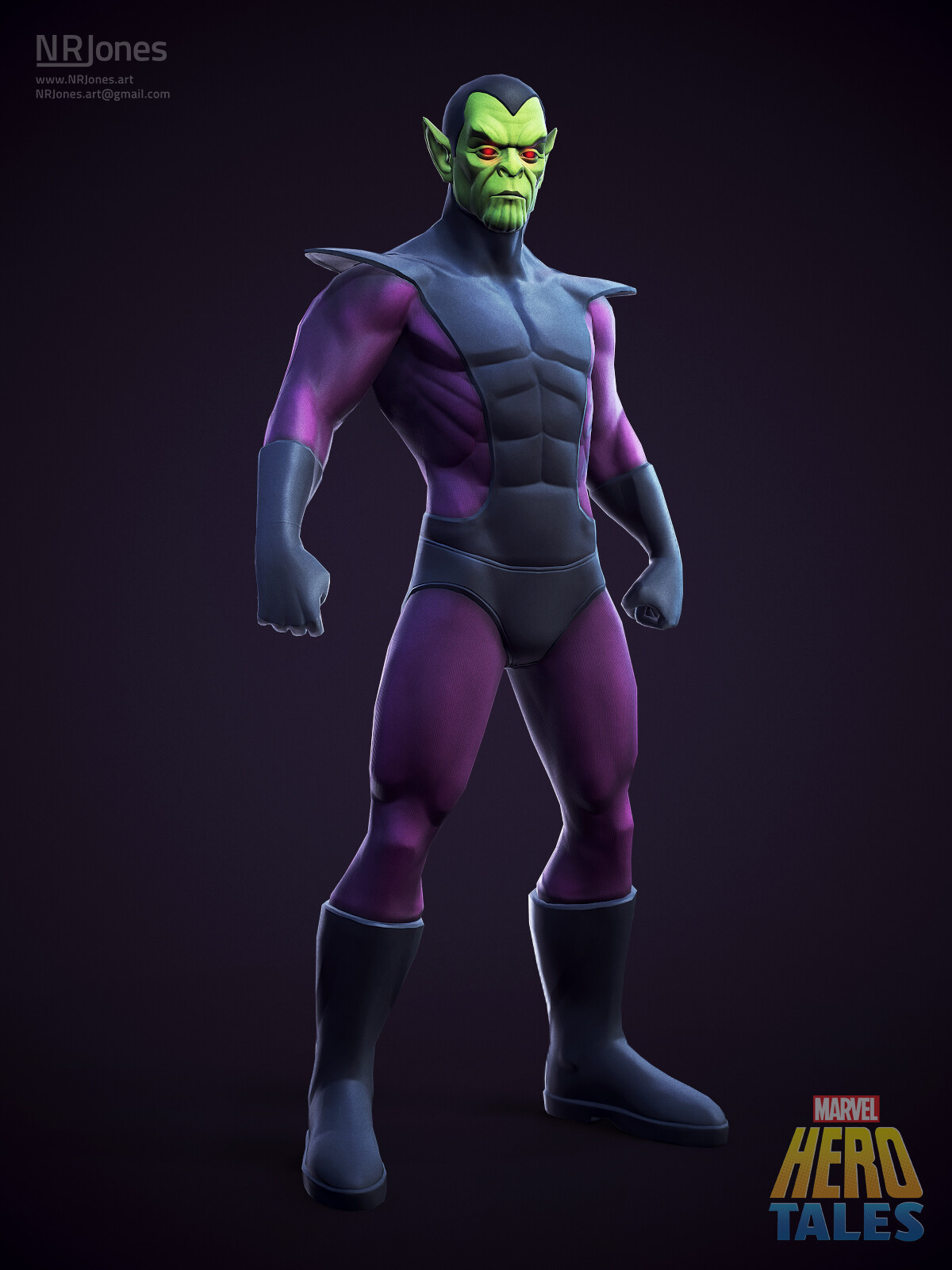 The Avengers 60th Anniversary Marvel Legends Skrull Queen