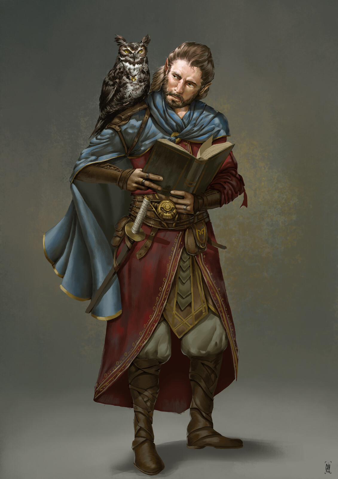 Artstation Elf Wizard Commission G I I H