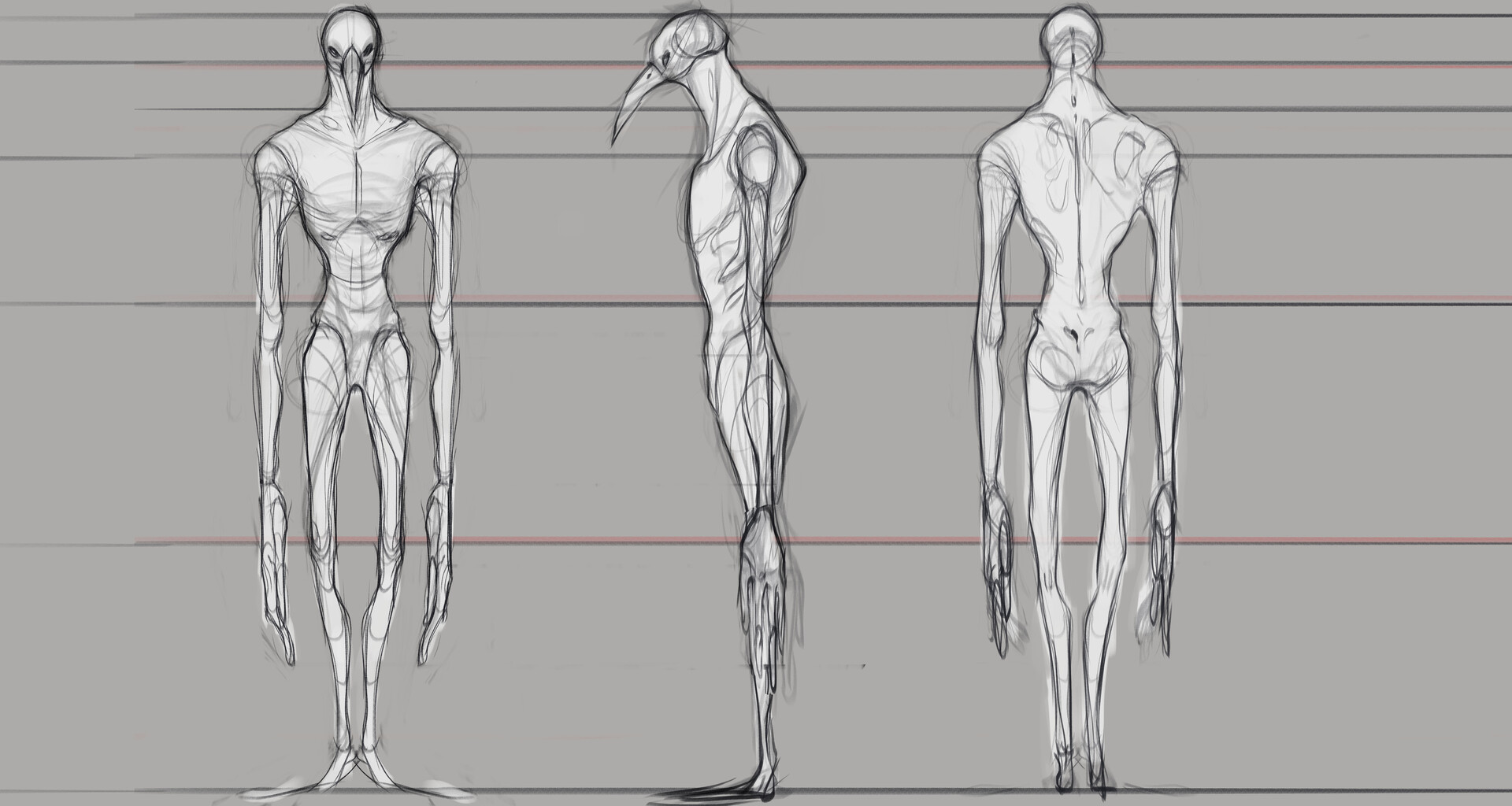 ArtStation Creature Character Turnaround