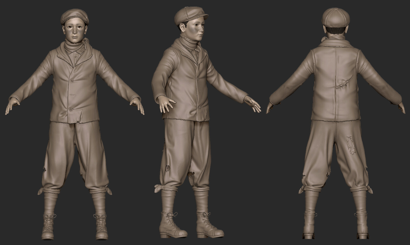 Delve Children Ghosts
Responsible for concepting and hi-poly sculpting. 