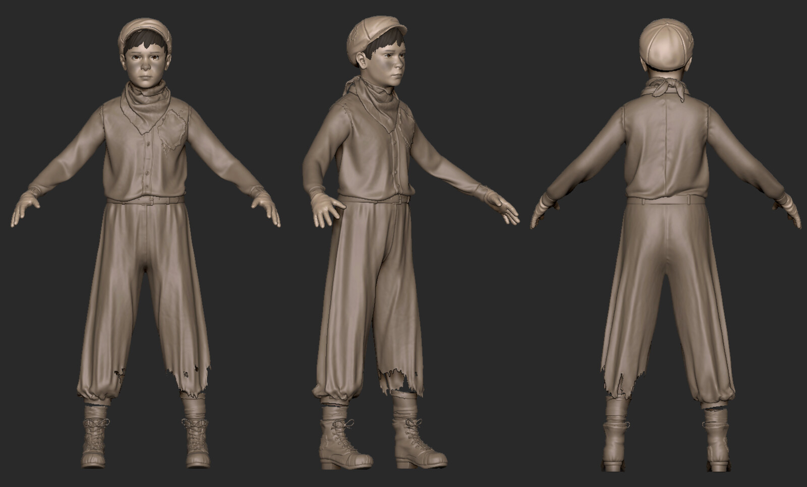 Delve Children Ghosts
Responsible for concepting and hi-poly sculpting.