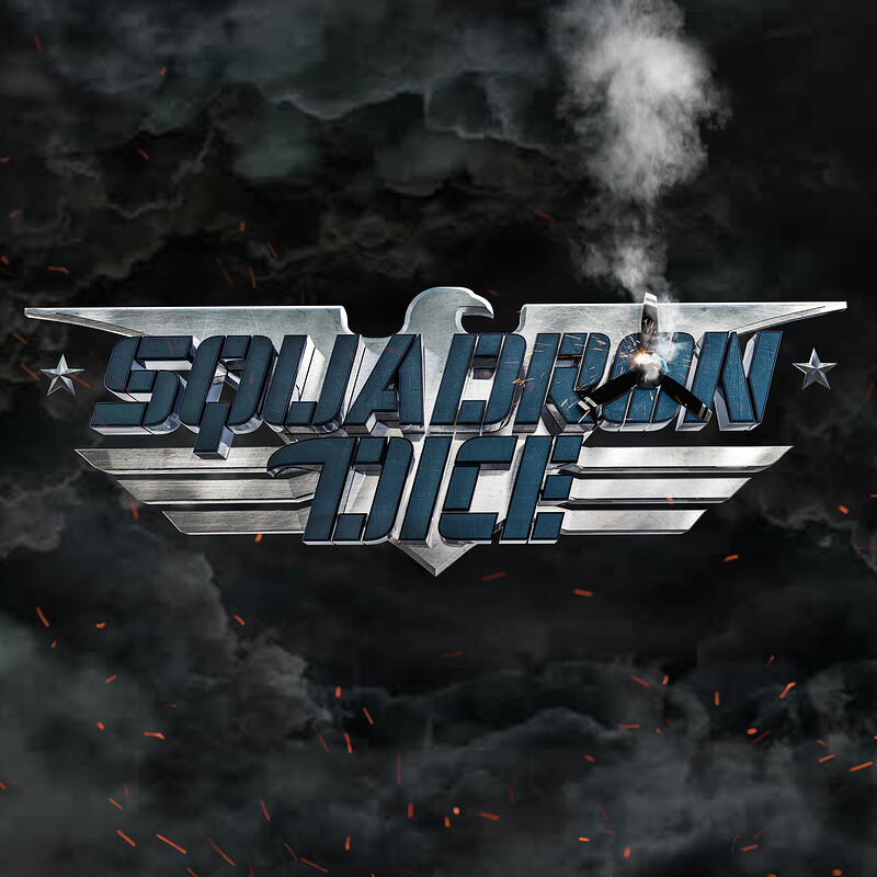 2D & 3D LOGO DESIGN + VFX for the WWI game ''Squadron Dice"' 