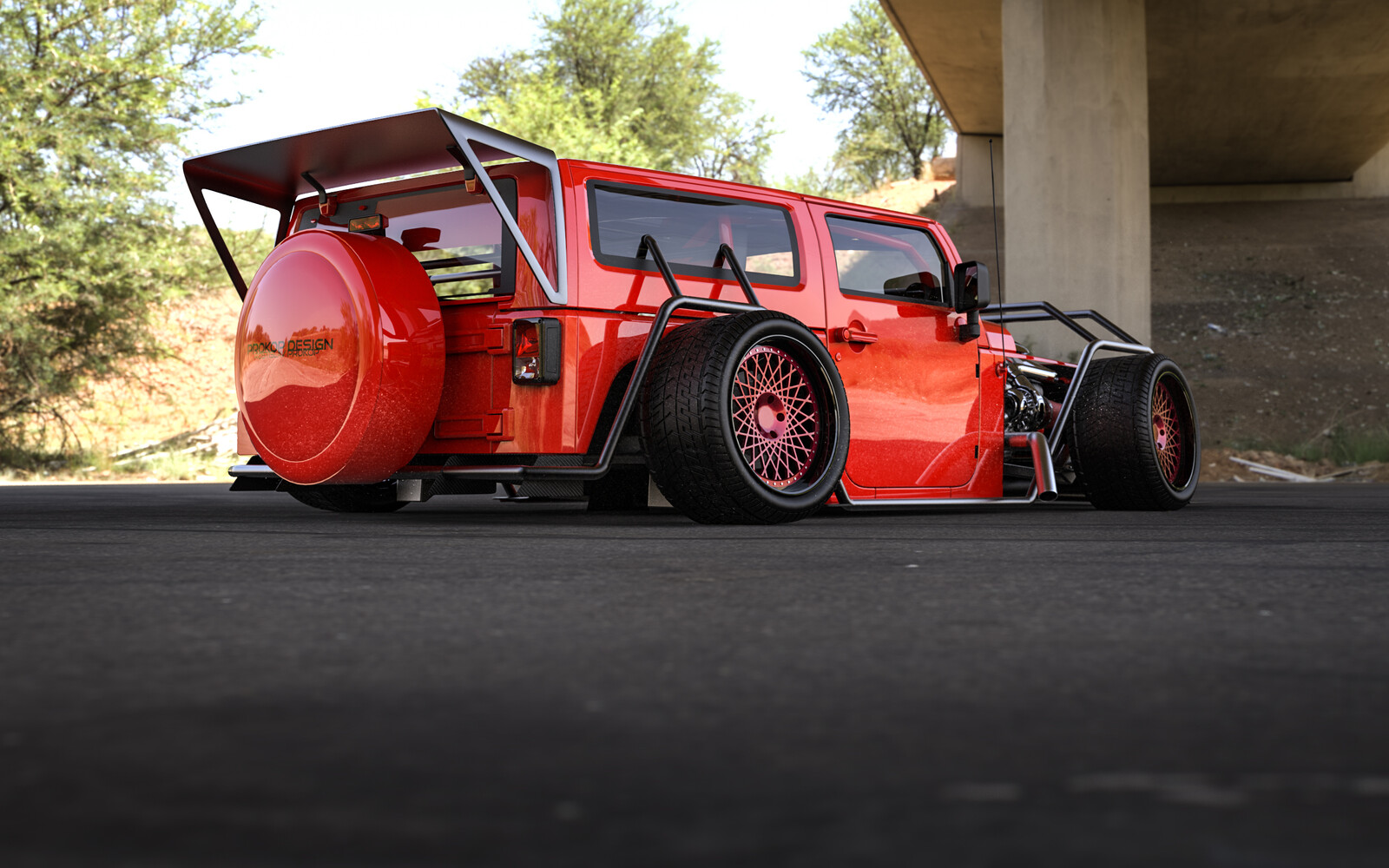 Jeep Wrangler hot Rod
