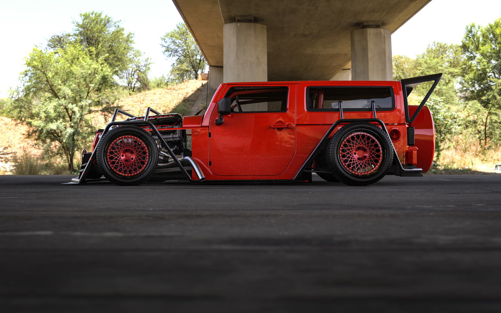 Jeep Wrangler hot Rod