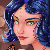 Artstation Jeune Fille Aux Yeux Vairon Soskuld Illustratrice